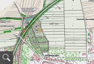195 |   Straßenbauamt Ellwangen - Umgehung Oggenhausen im Zuge der K 3032 (Kreis Heidenheim)<br />LBP - Maßnahmenplan Blatt 2