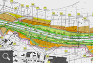 409 |   RP Stuttgart-Straßenplanung - Ausbau BAB 8 Abschnitt Gruibingen-Mühlhausen<br />LAP Stufe 2 - Übersichtsplan Mengen Blatt 2