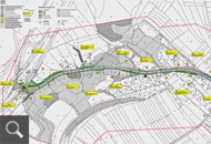 411 |   RP Stuttgart-Straßenplanung - LBP Ausbau der L 1157 zwischen der B 29 und der OD Iggingen<br />LBP - Maßnahmenplan (Gesamtbereich)
