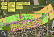 463 |   RP Tübingen-Straßenplanung - Ausbau der L 261/L 1261 bei Hüttisheim<br />LBP - Bestands- und Konfliktplan Blatt 2