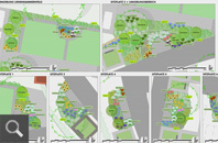 460  |  Friedhof Wangen - Umgestaltungen 2014-16 / Pflanzplan Bereich Urnenrasengrabfeld und Sitzplätze 