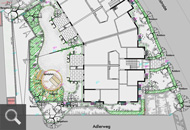 285  |  Architekt Weiß, Reichenbach (Kreis Göppingen)<br /> Außenanlagen Wohnbebauung Adlerweg, Deggingen - Entwurfsplan 