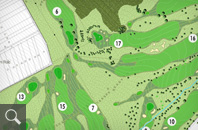 252  |  Golfplatz Trier/Ensch-Birkenheck - Entwurfsplan für Umbau und Erweiterung auf 18 Loch