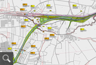 496 |  RP Stuttgart-Straßenplanung / LAP Teil 1 - Schutzmaßnahmen Lageplan Blatt 2
